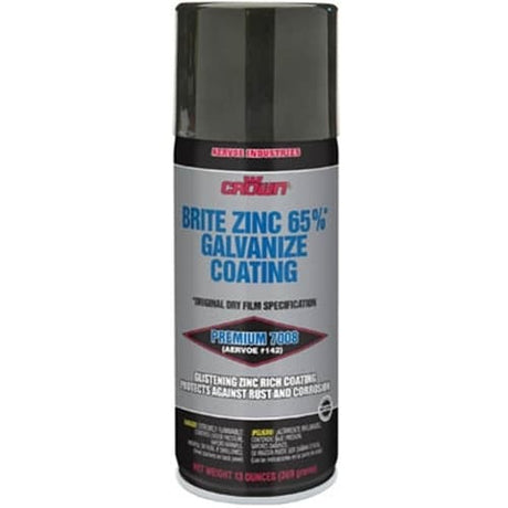 Aervoe 7008 13 oz. Brite Galvanize Coating 65% Zinc Rich