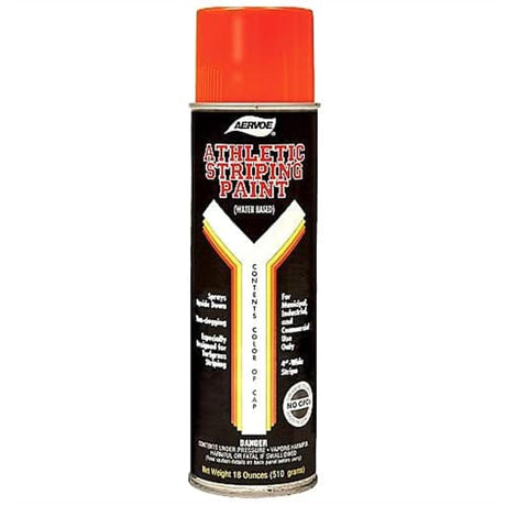 Aervoe 730 18 oz. Red Traffic Striping Paint (Solvent-Based)