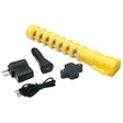 Aervoe 1154 Baton Traffic Single Flare with Amber LEDs, Safety Yellow