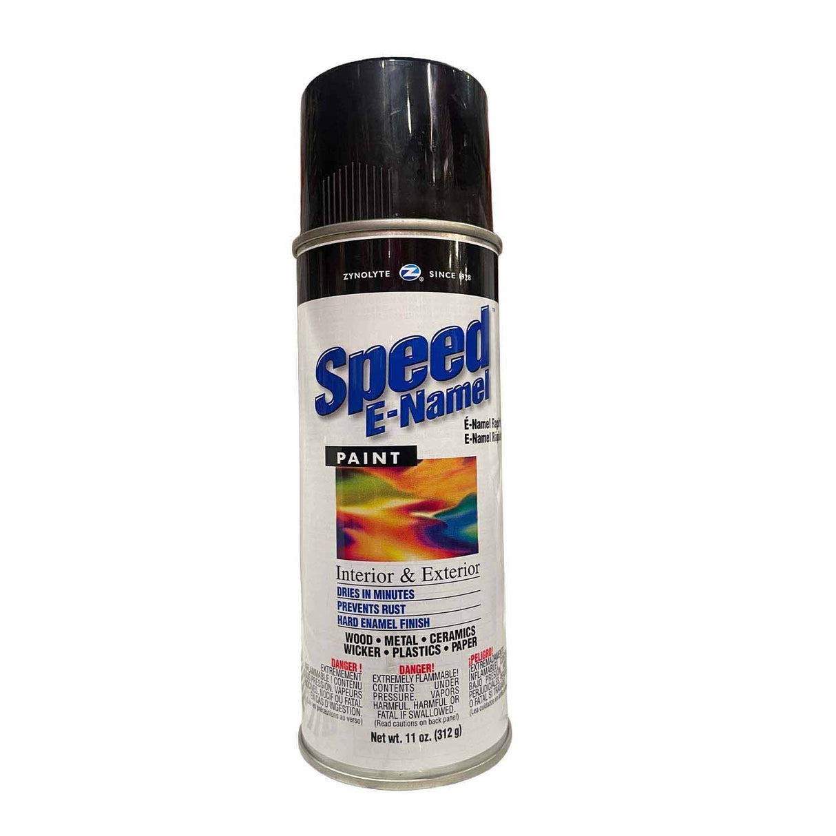 Aervoe Z387 Gloss Black Zynolyte Speed E-Namel Spray Paint