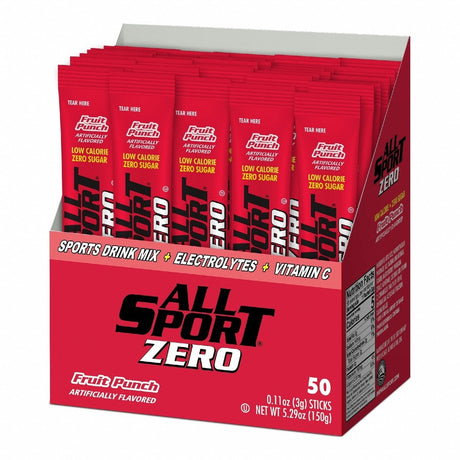 All Sport 10122524 0.1 oz Fruit Punch Electrolyte Sports Drink Mix Sticks (500 Sticks)