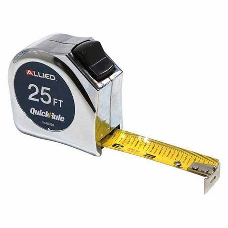 Allied 32877 Quick Rule 25' X 1" Tape Measure