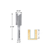 Amana 45226 1/4" Shank 2 Flute Straight Plunge Cutting Router Bit - 3