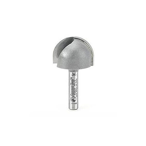 Amana 45924 Core Box 1/2" Radius 1/4" Shank Router Bit