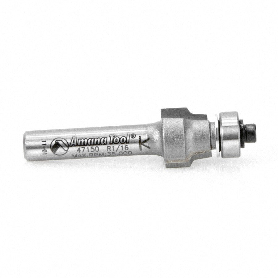 Amana 47150 No-File Trim Bit 1/4" Shank Router Bit - 2