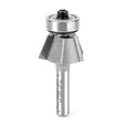 Amana 47300 Bevel Trim 23° 3 Flute Router Bit