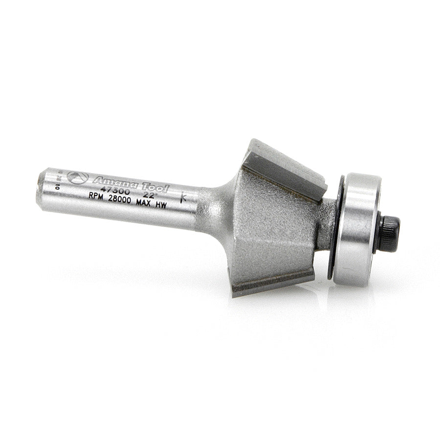 Amana 47300 Bevel Trim 23° 3 Flute Router Bit - 2