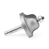 Amana 49204 Roman Ogee 1/4" Radius 1/4" Shank Router Bit - 2