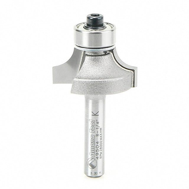 Amana 49504 Corner Rad 1/4" Radius 1/4" Shank Router Bit