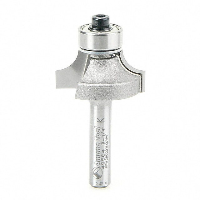 Amana 49504 Corner Rad 1/4" Radius 1/4" Shank Router Bit
