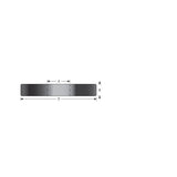 Amana 61600 75mm Dia. x 16mm Height Aluminum Rub Collar for Template Shaping - 2
