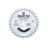 Amana RM550 General Purpose Carbide Tipped, 30T ATB 5/8" Bore, 5-1/2"