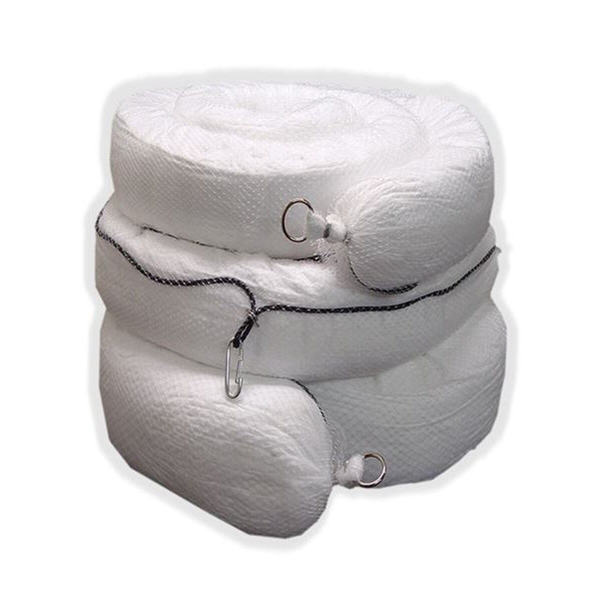 American Textile AT510 5 in. x 10 ft Oil Only Absorbent Boom for Marine Spill Containment (4 Bale)
