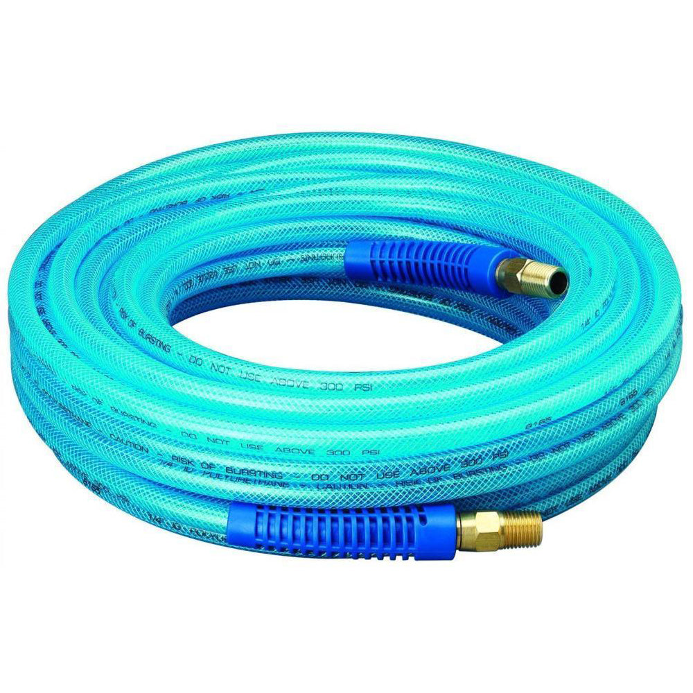 Amflo 12-50E Blue 300 PSI Polyurethane Air Hose 1/4" x 50' - 2