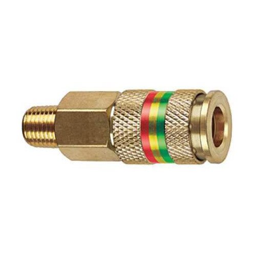 Amflo 13-512 Coupler Plug Combo Male Brass 1/4"