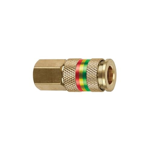 Amflo 13-514 Universal Brass Coupler with 1/4" FNPT (FEMALE THREADS)