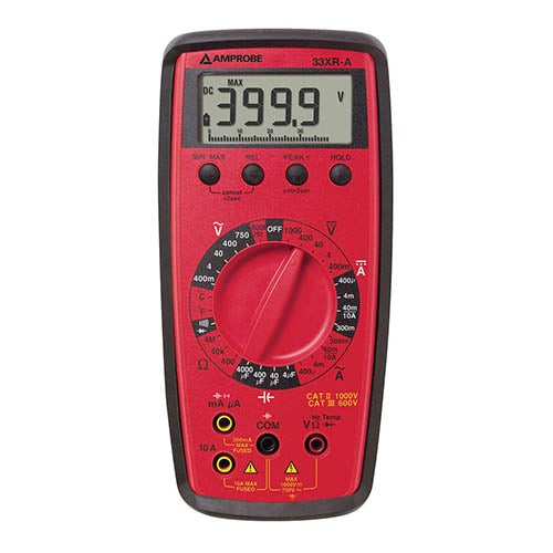 Amprobe 33XR-A 1000V DC Temp Cap & Frequency Multimeter