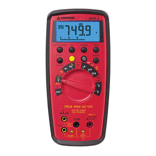 Amprobe 38XR-A 1000V DC True RMS Multimeter w/RS232 Output