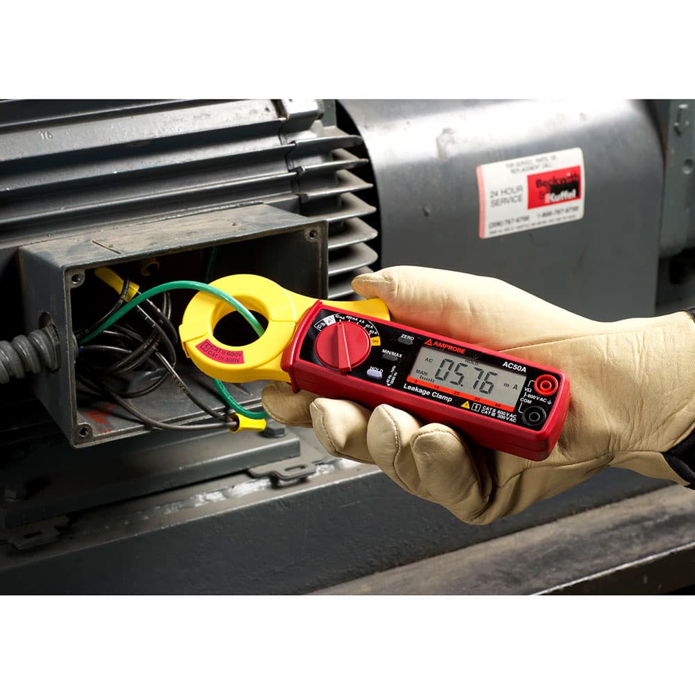 Amprobe 3033017 AC50A 400V/60A AC Leakage Clamp Meter with Resistance and Continuity Beeper - 4