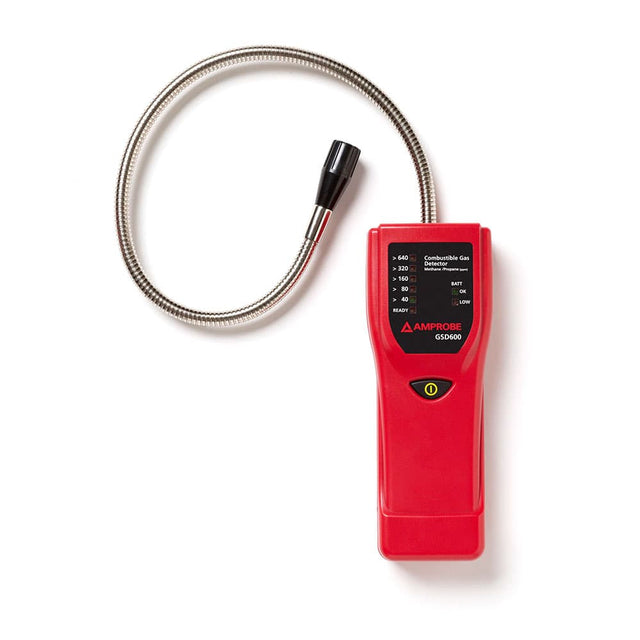 Amprobe 3311832 GSD600 Gas Leak Detector with Flexible Probe for Methane and Propane