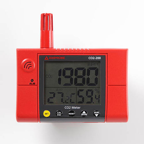 Amprobe CO2-200 CO2 LCD ExtPower Mountable Meter