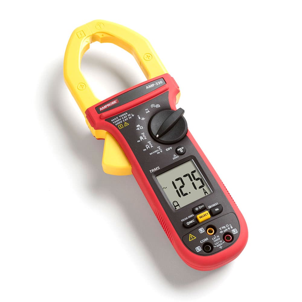 Amprobe 4560570 AMP-330 1000A ACDC True-RMS Clamp Multimeter with Motor Testing - 2