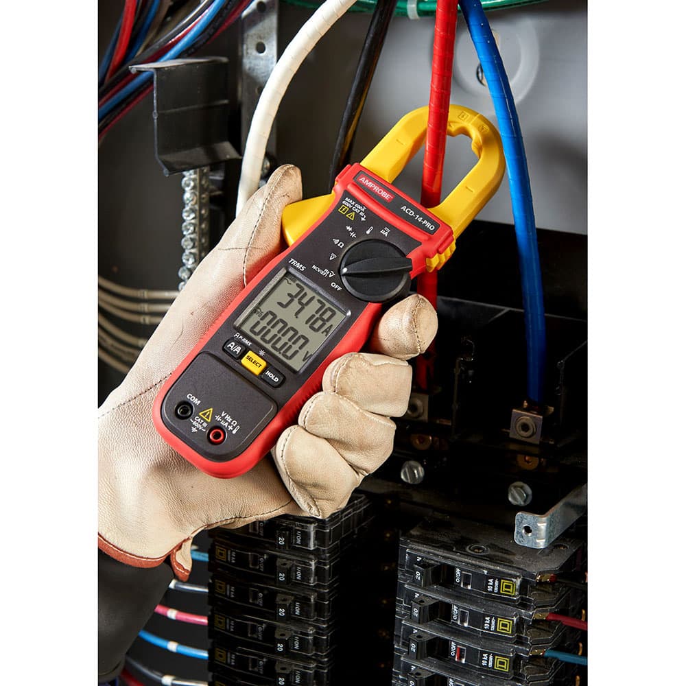 Amprobe 4718977 ACD-14-PRO 600V/600A TRMS Dual Display Autoranging HVAC/Electrical Clamp Meter - 6