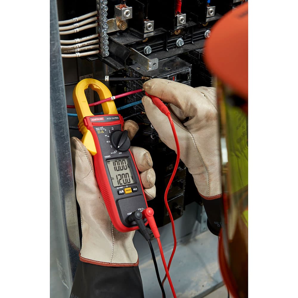 Amprobe 4718977 ACD-14-PRO 600V/600A TRMS Dual Display Autoranging HVAC/Electrical Clamp Meter - 8