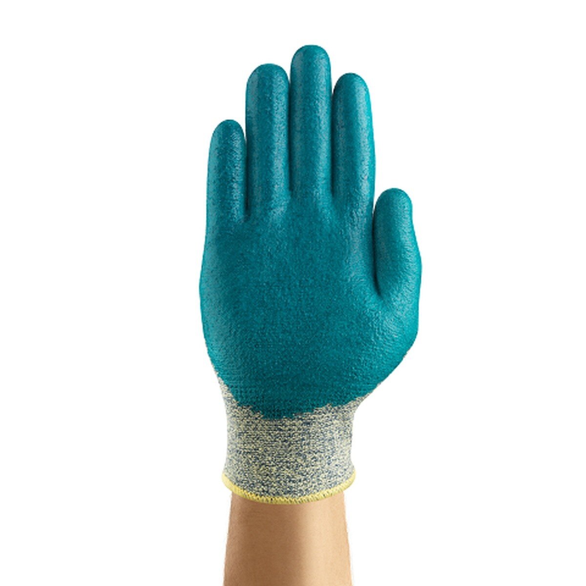 Ansell 11-501-8 ANSI A3 Kevlar Nitrile Palm Coated Cut Resistant Gloves Size 8 - 2