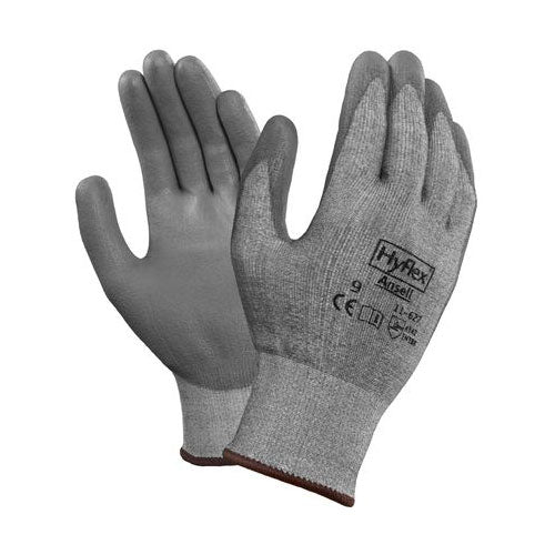 Ansell 11-627-7 Hyflex Gray Cut Protection Glove Size 7 [A2] (4342)