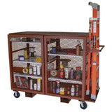JOBOX 1-400990 65" Mesh Cabinet - 13