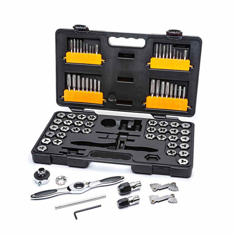 GearWrench 3887 77 Pc. SAE/Metric Ratcheting Tap and Die Set