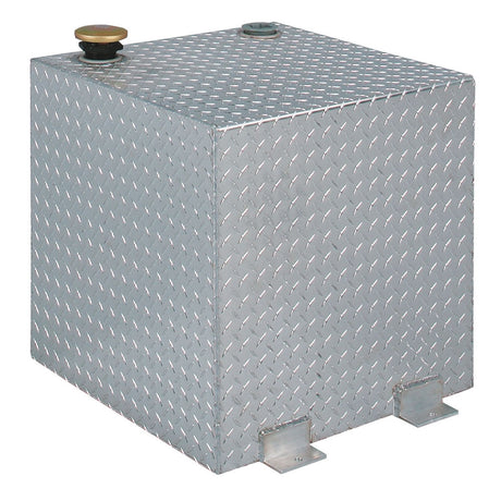 JOBOX 439000 50 Gallon Square Aluminum Liquid Transfer Tank for Trucks