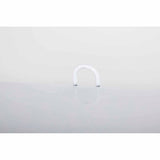 Crescent JOBOX 488000 85 Gallon White Low-Profile L-Shaped Steel Liquid Transfer Tank for Trucks - 2