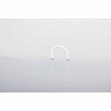 Crescent JOBOX 488000 85 Gallon White Low-Profile L-Shaped Steel Liquid Transfer Tank for Trucks - 2