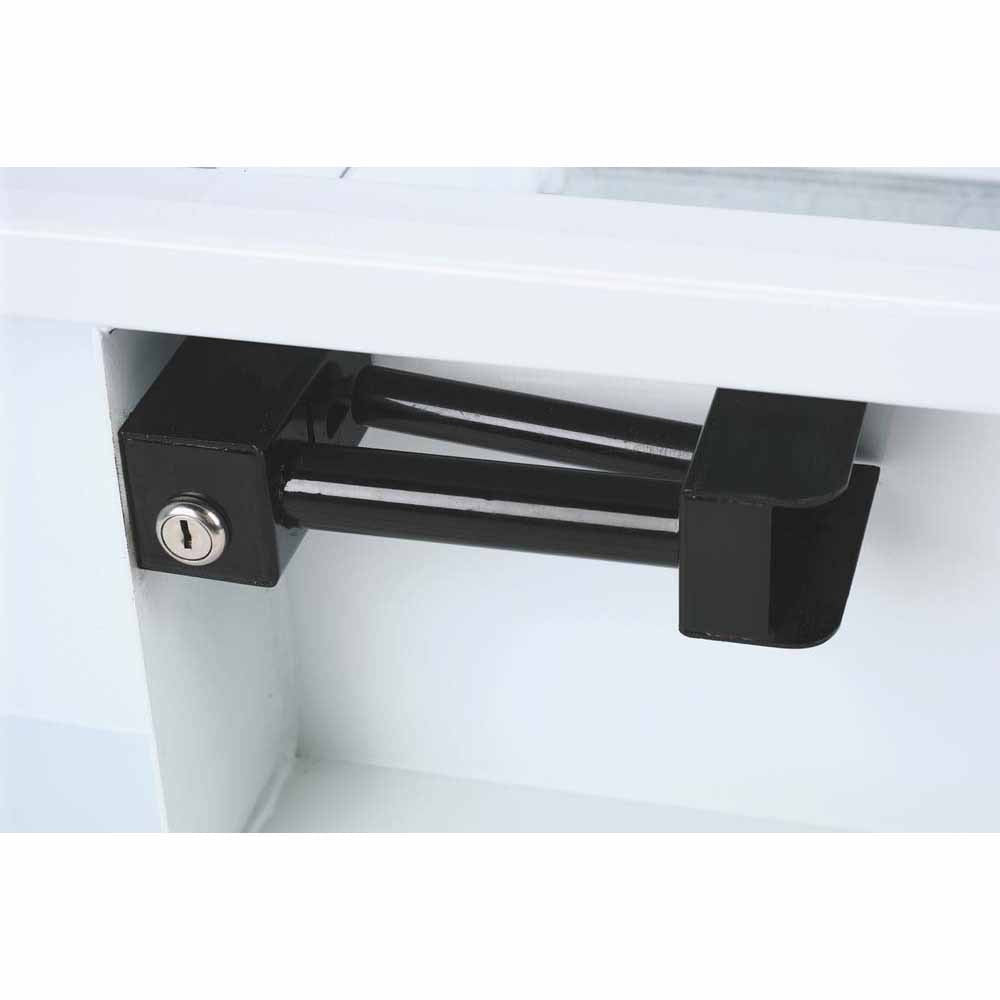 Crescent JOBOX 663980 White StorAll 9" Tall Heavy-Duty Steel Drawer Storage 36"W x 9"H x 48"L - 5" Deep Drawer - 5