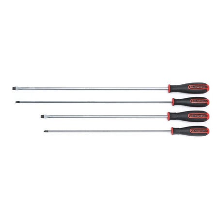 GearWrench 80069 4 Piece Dual Material, Slotted/Phillips Screwdriver Set