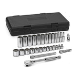 GearWrench 80568 30 Pc. 3/8" Drive 12 Point Standard & Deep SAE Mechanics Tool Set - 2