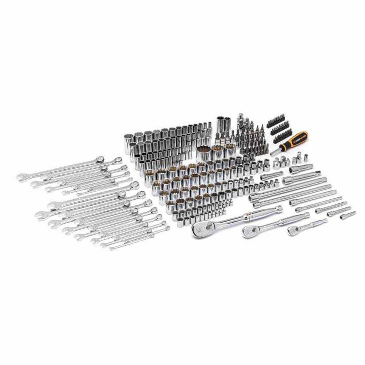 GearWrench 80972 243 Pc. 12 Point Mechanics Tool Set in 3 Drawer Storage Box - 2