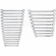 GearWrench 81900 24 Pc. 12 Point Long Pattern Combination SAE/Metric Wrench Set