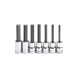 GearWrench 82546 7 Pc. 3/8" Drive Mid Length Hex Bit Metric Socket Set - 2