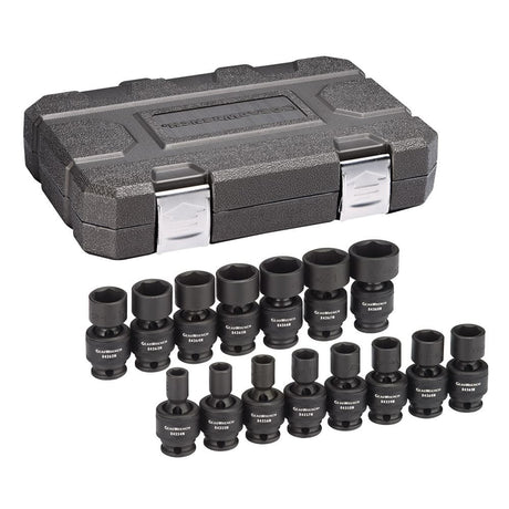 GearWrench 84918N 15 Pc. 3/8" Drive 6 Point Standard Universal Impact Metric Socket Set