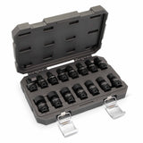 GearWrench 84918N 15 Pc. 3/8" Drive 6 Point Standard Universal Impact Metric Socket Set - 4