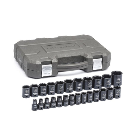 GearWrench 84933N 25 Pc. 1/2" Drive 6 Point Standard Impact Metric Socket Set