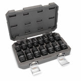 GearWrench 84939N 15 Pc. 1/2" Drive 6 Point Standard Universal Impact Metric Socket Set - 3