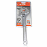 Crescent AC212VS 12" Chrome Plated Finish Adjustable Wrench - Carded - 4