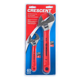 Crescent AC2610CVS 2 Pc. Adjustable Cushion Grip Wrench Set 6" & 10" - 5