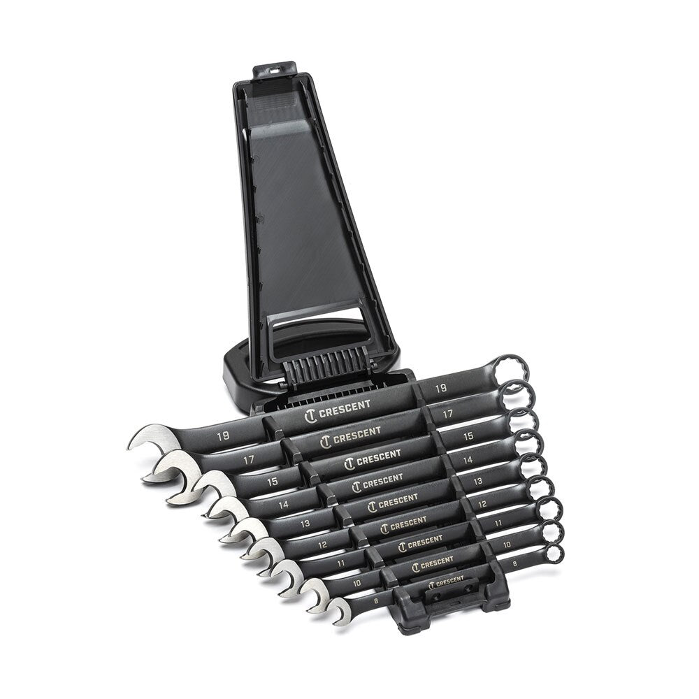 Crescent CCWS9BM 9pc X10 12 Point Long Pattern Combination Metric Wrench Set - 2