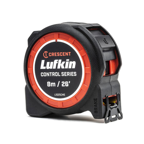 Crescent Lufkin L1025CME 1-3/16" x 7m/25' Command Control Series Yellow Clad Tape Measure