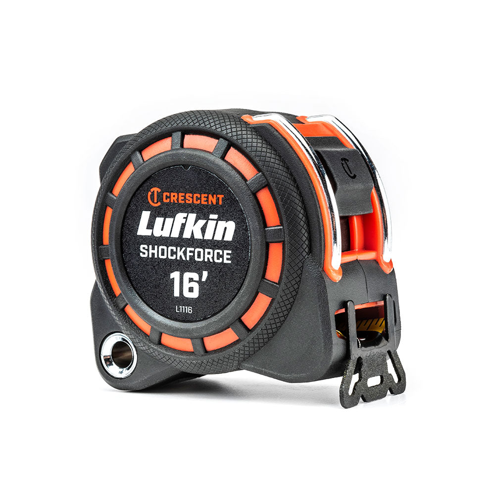 Crescent Lufkin L1116 Shockforce Tape Measure, 16'x1-3/16" - 2